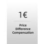 1€ Price Difference Compensation