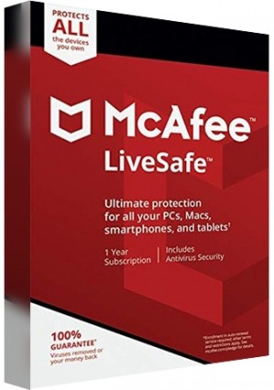 MCAfee Life Safe Unlimited Devices - 1 Year