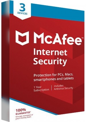 McAfee Internet Security Multi Device - 3 Devices/1 Year (EU)