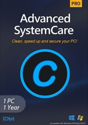iObit Advanced SystemCare 17 Pro - 1 PC/ 1 Year