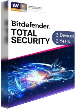Bitdefender Total Security /3 Devices (2 Years)